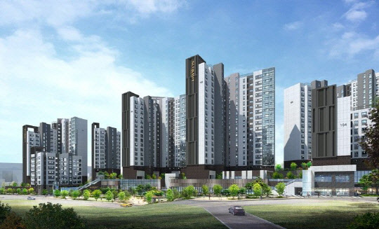 6월 입주를 앞둔 서울 강남구 대치푸르지오 써밋 투시도 <대우건설 제공>